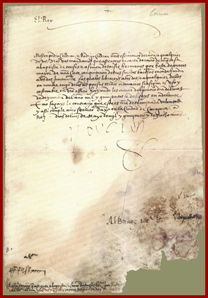 Nombramiento original de los hermanos Bautista, Simón y Mateo Tassis firmado por Carlos I, en Zaragoza el 15 de mayo de 1518 (hoy propiedad del Museo Postal de Correos)